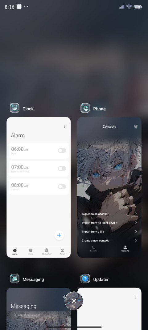 White haired boy screenshot