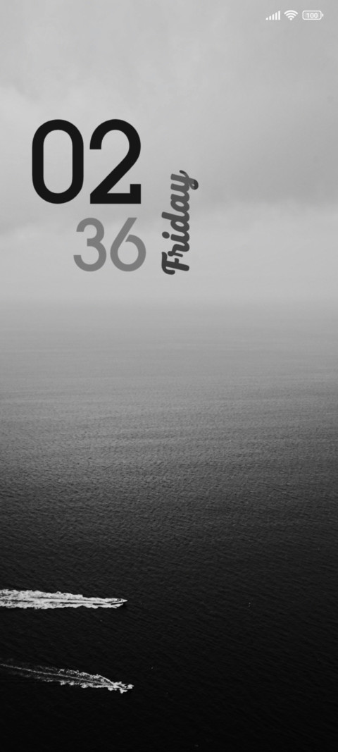 Grayscale screenshot