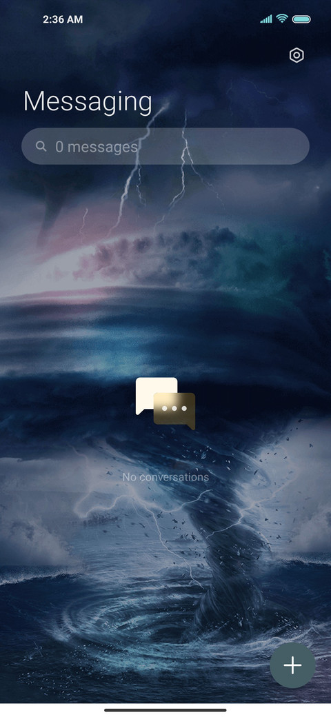 Storm starry sky screenshot