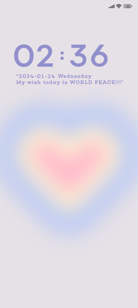 Gradient Love screenshot