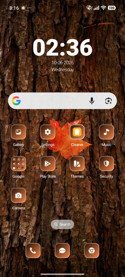 Leaf screenshot