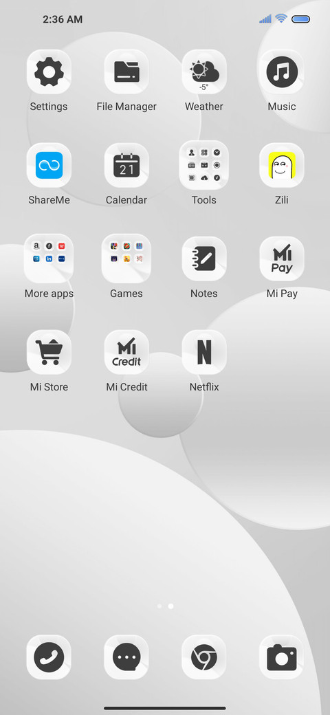 Simple White screenshot