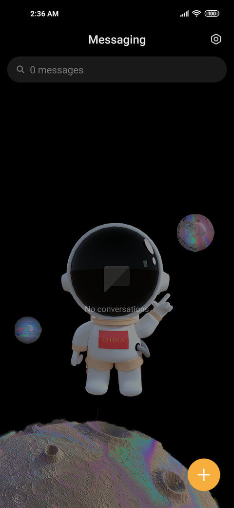 3D astronauts screenshot