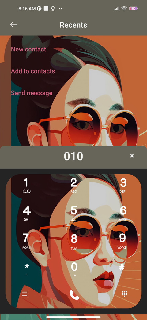 Glasses woman screenshot