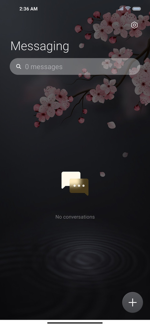 Cherry blossoms screenshot
