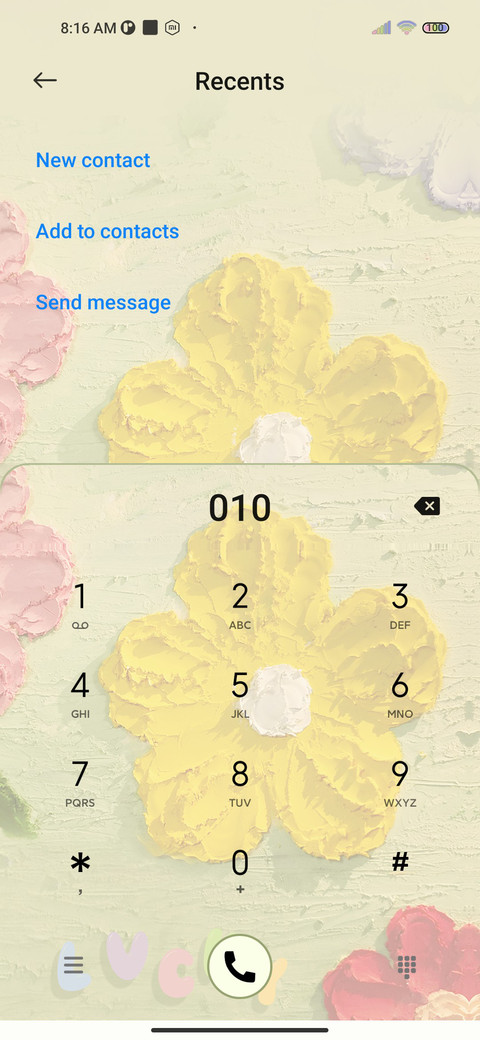 Canvas flower screenshot