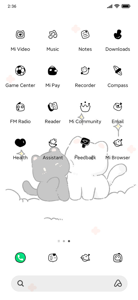 Cat stickers screenshot