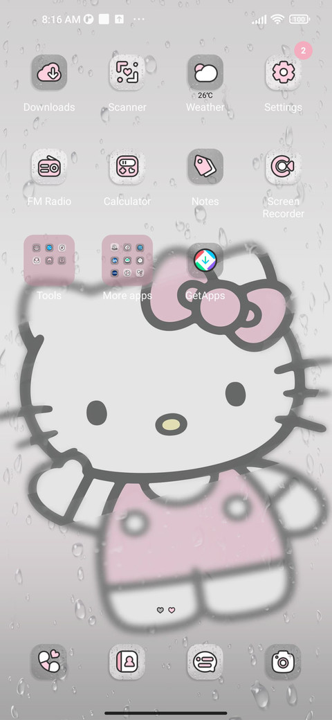 Hello Kitty Rain screenshot
