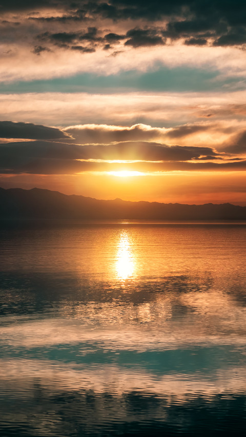 Teach you learn to take the sunset beauty screenshot