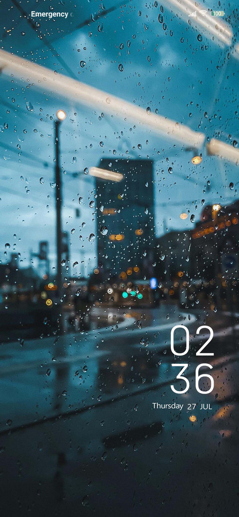 A rainy night screenshot