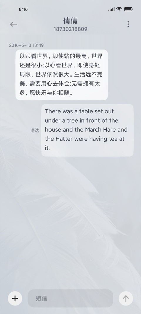 白色的诗歌 screenshot