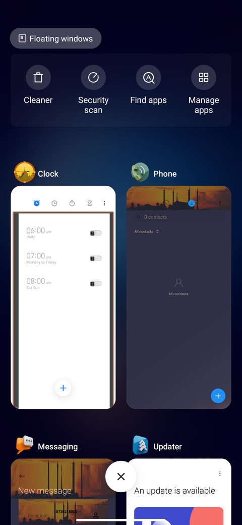 İslâmi 3D Theme screenshot