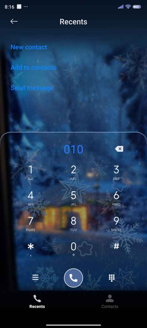 Winter Snowflakes screenshot
