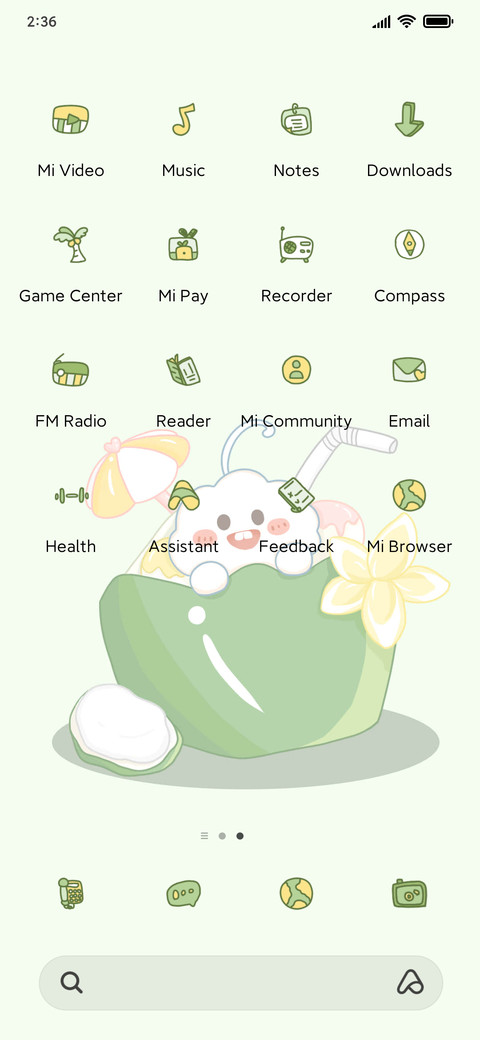 Milk ball coconut screenshot