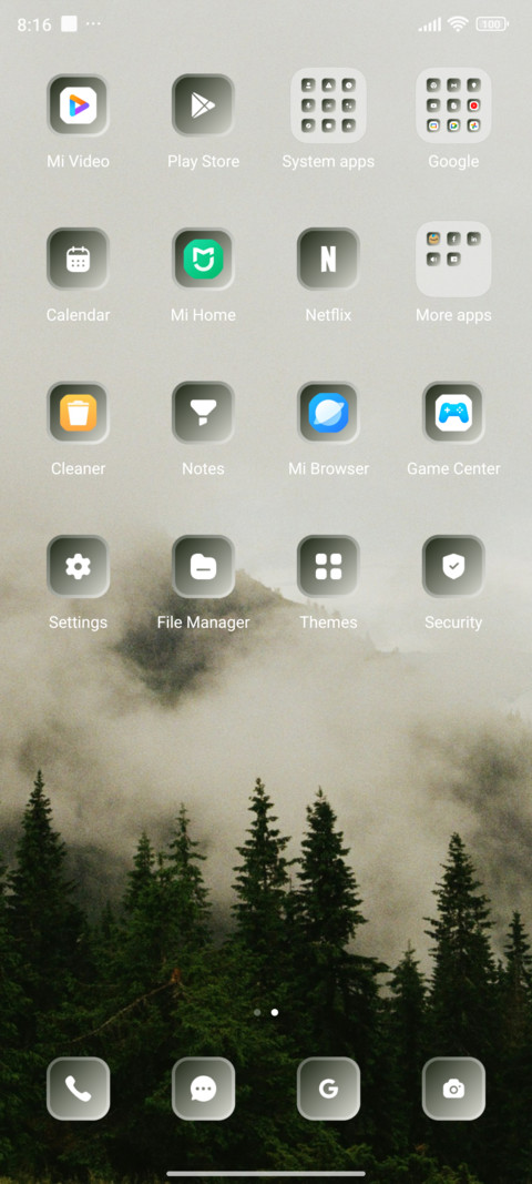Trees mountain screenshot