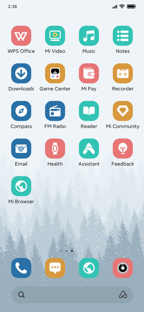 Snowy Forest screenshot