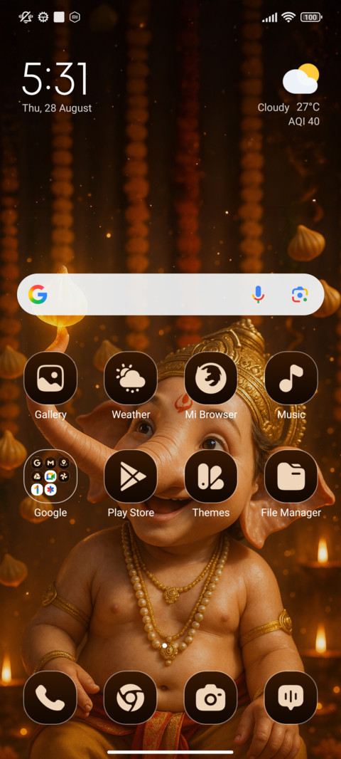 Ganesha with Modak screenshot