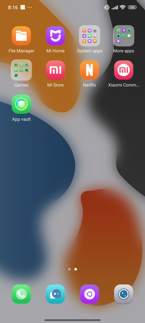 Warm Cool Gradient screenshot