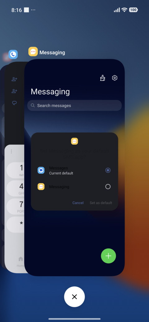 Blue Orange Mist screenshot