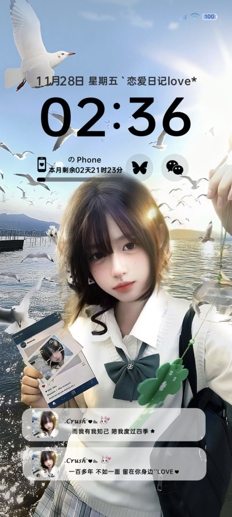 OS氛围聚焦所有爱意 screenshot