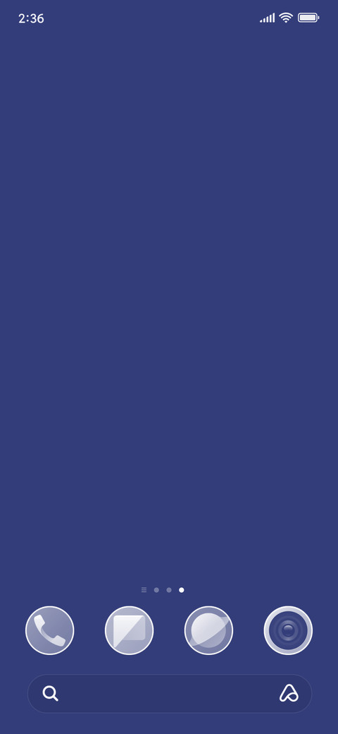 simple navy blue screenshot