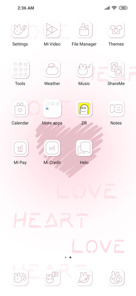 LoveHeartWallpaper screenshot