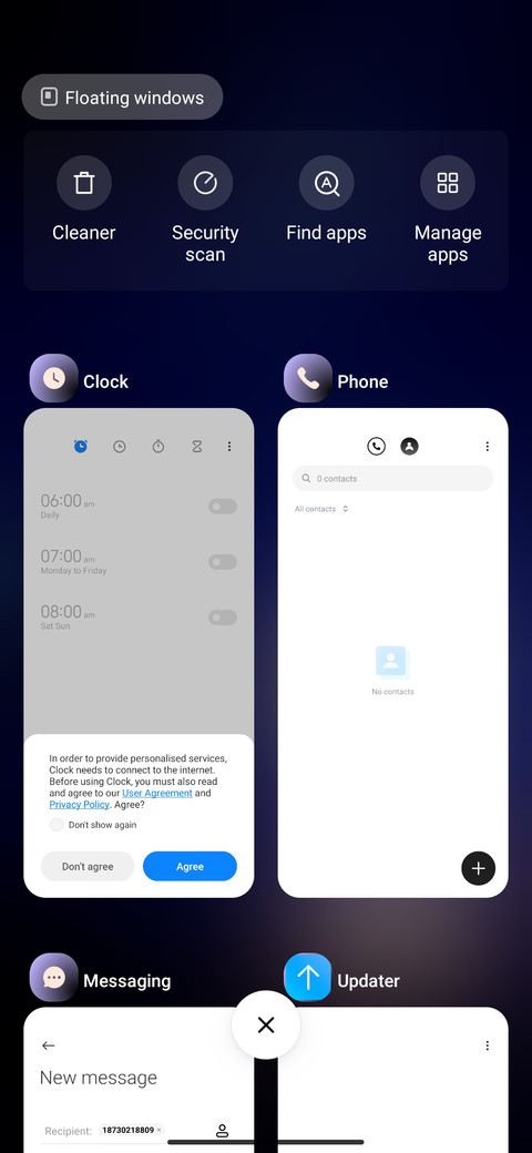 Fireworks Blue screenshot