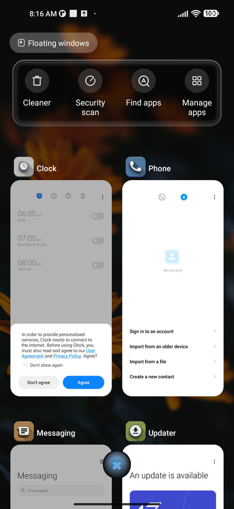 Orange flowers v12 screenshot