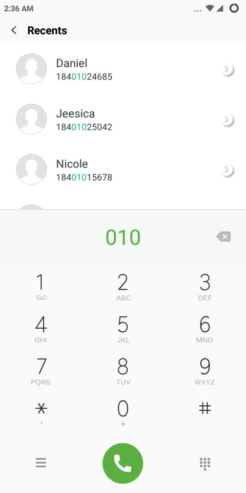 Android 8(Oreo) screenshot