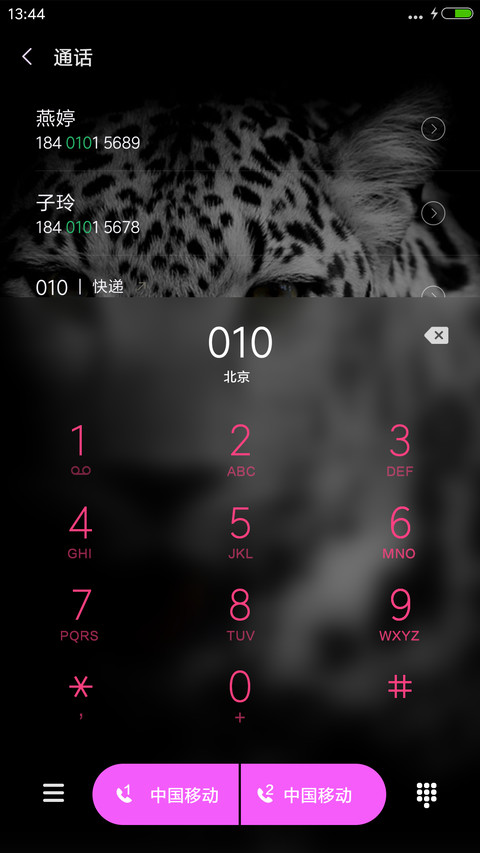 猎豹（雪花特效） screenshot