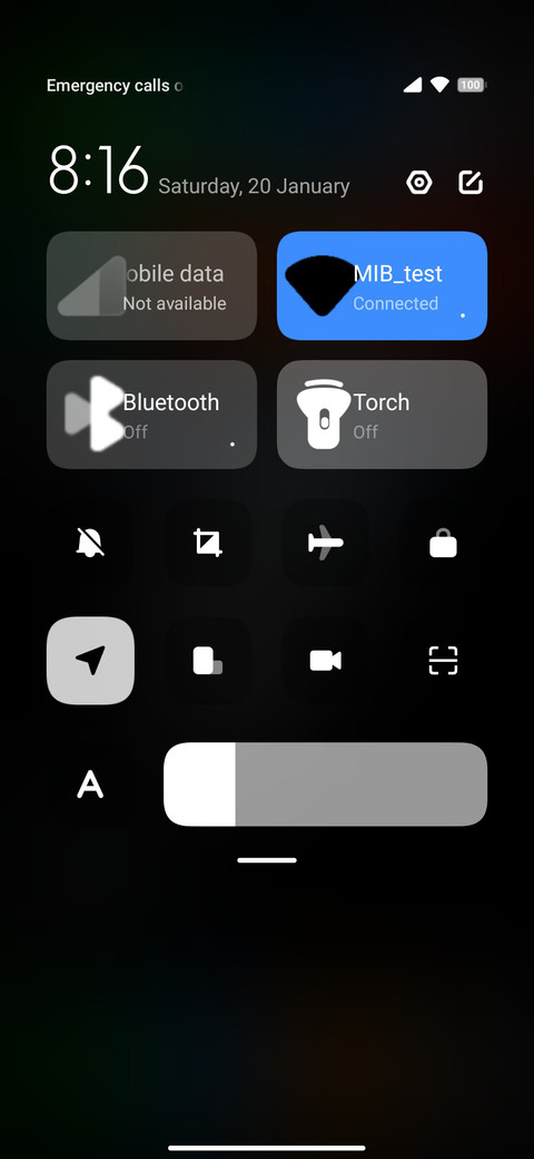 ELEMENTARY UI screenshot