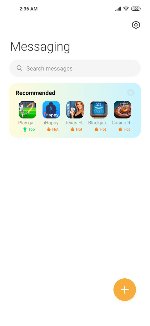 Daily food screenshot