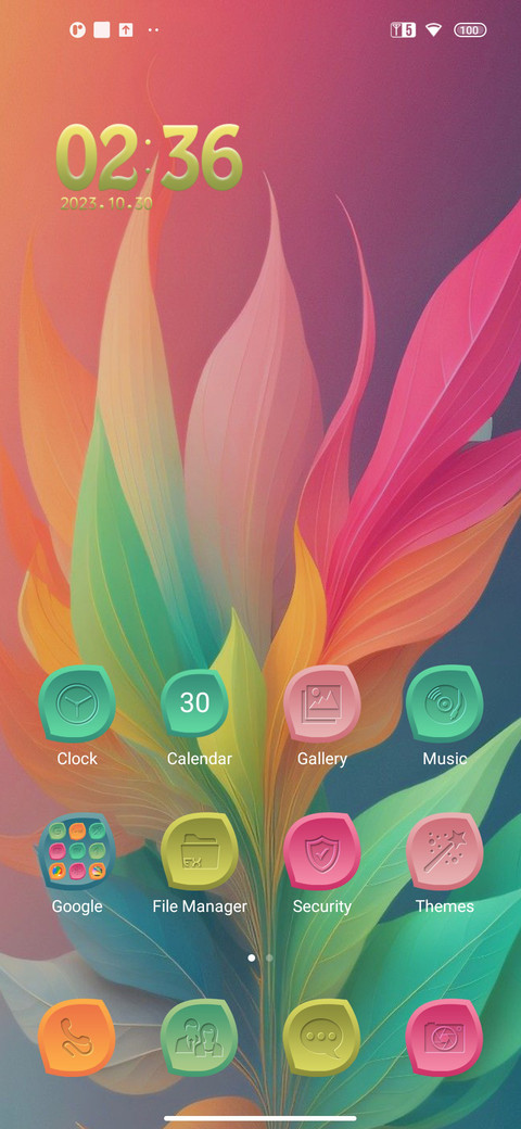 CoLorfuL Leaves screenshot