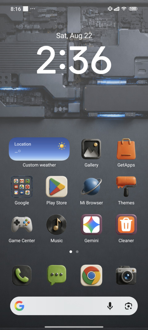 Tech Circuit Board screenshot