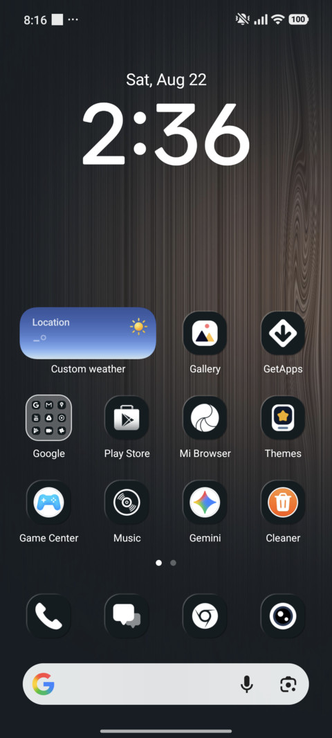 Dark Wood Grain screenshot