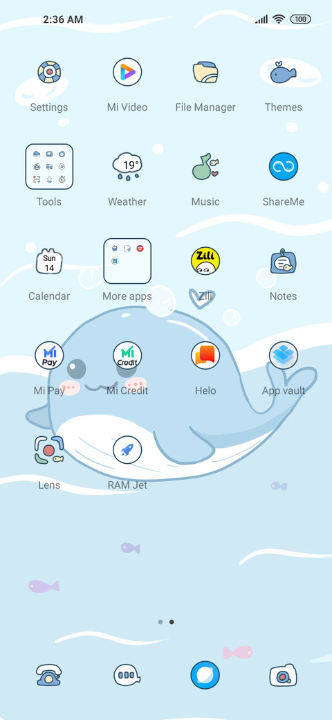 Round whale screenshot