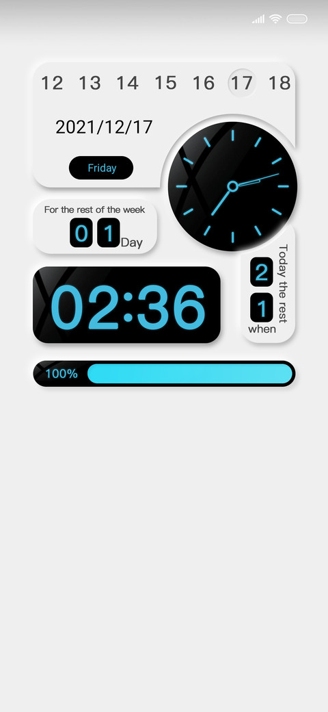 Cyan light screenshot