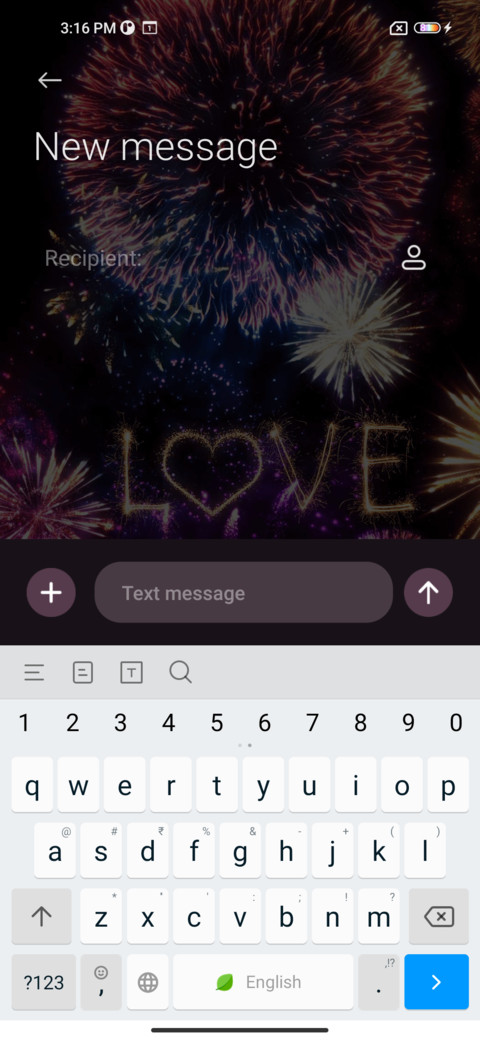 Love fireworks screenshot