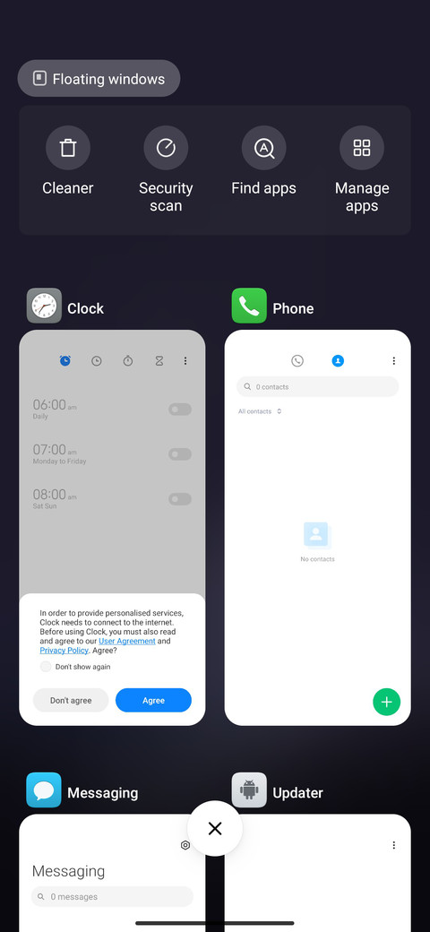 Mixture OS screenshot