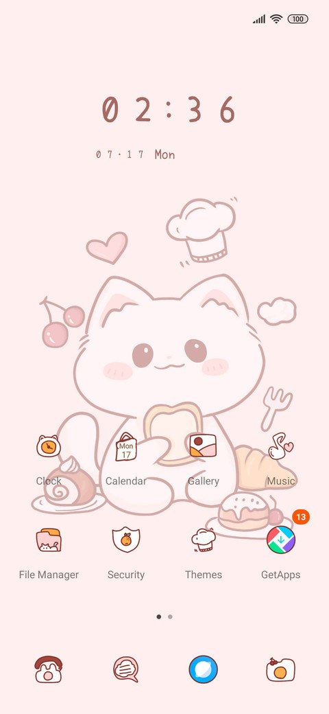Breakfast cat screenshot