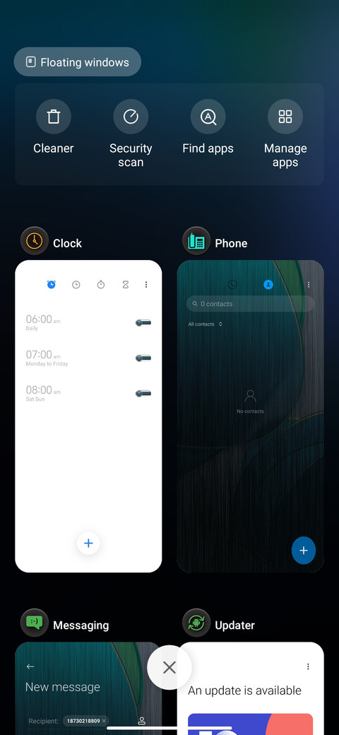 Imprint screenshot