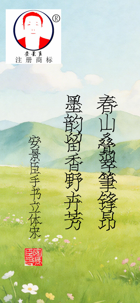 安景臣手书立体宋 screenshot