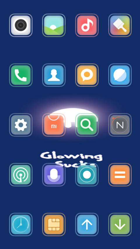 Glowing sucks screenshot