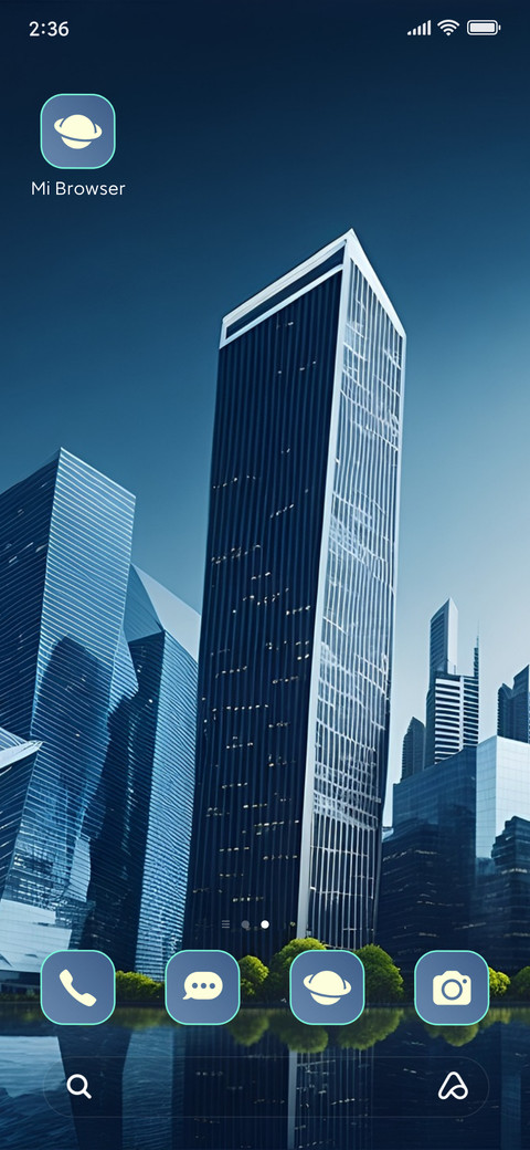 building blue screenshot
