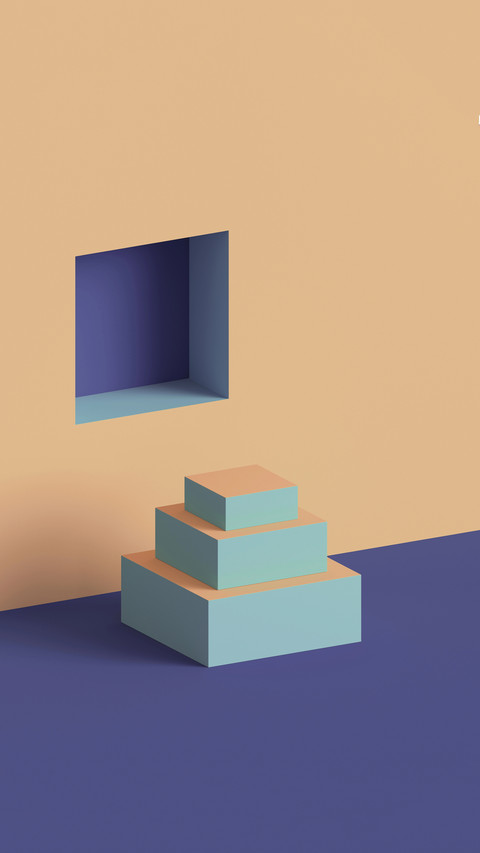 Minimalist abstract geometric creative wallpaper screenshot