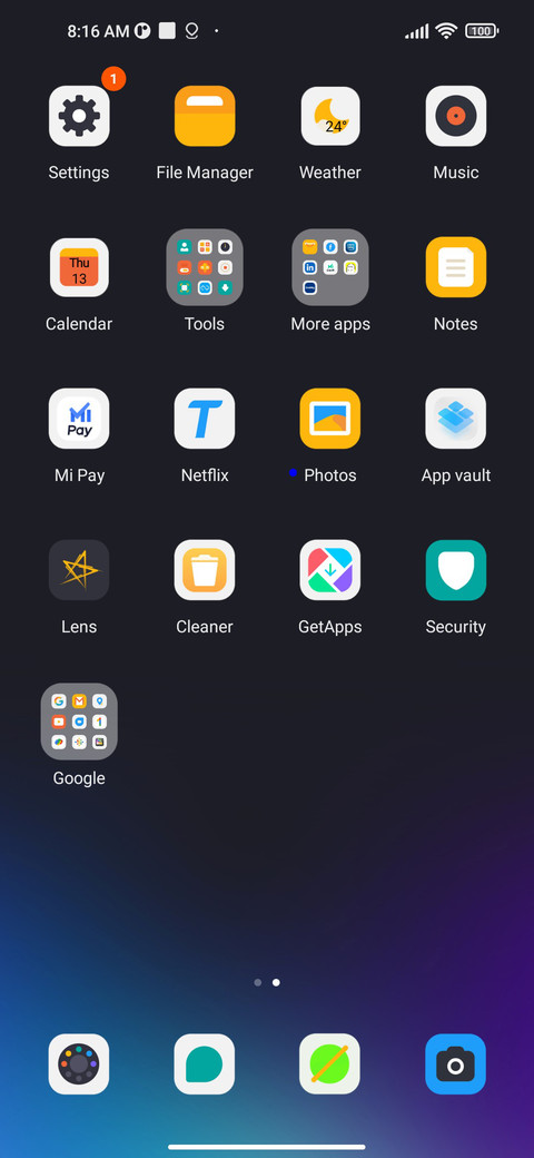Simple round color screenshot