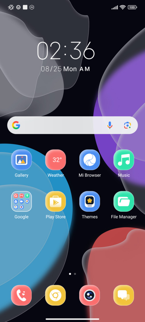 Iridescent Glass screenshot
