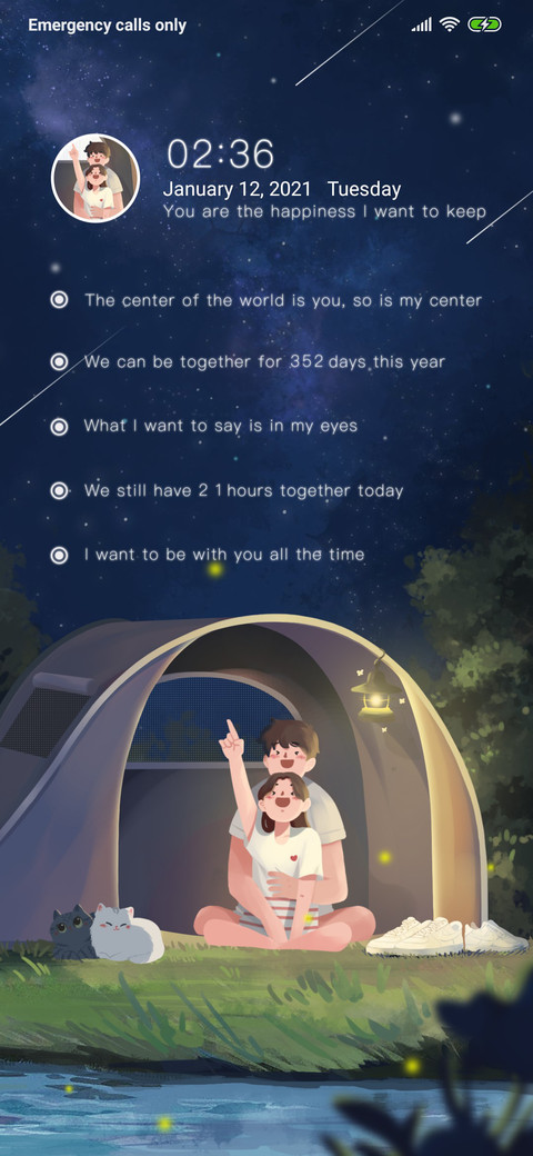 Camping Couple screenshot