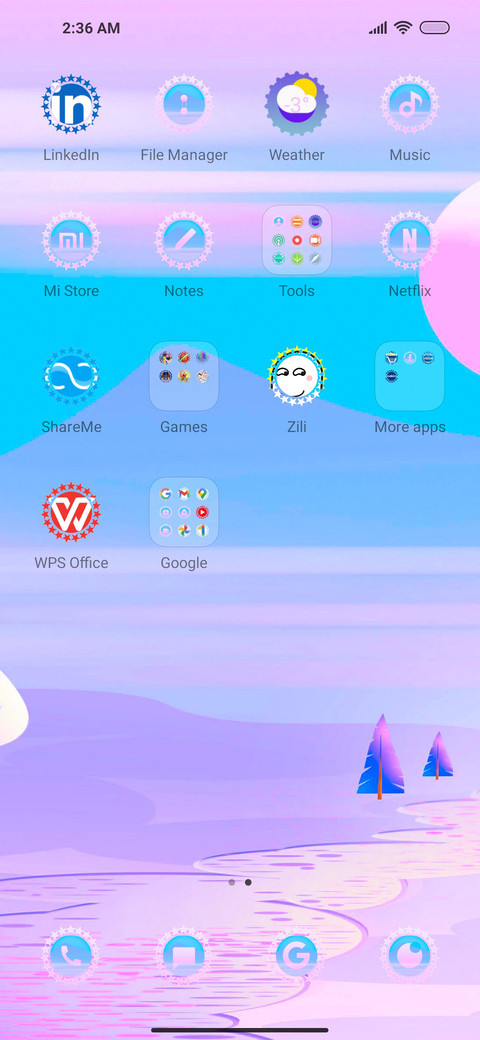 Pastel Mountain screenshot