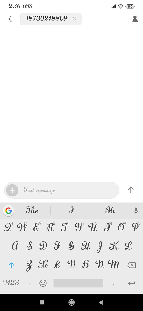 Purple Lauren Script screenshot